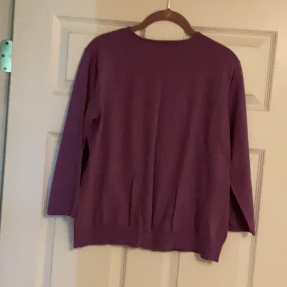 Issac Mizrahi 3/4 sleeve sweater - Picture 4 of 4